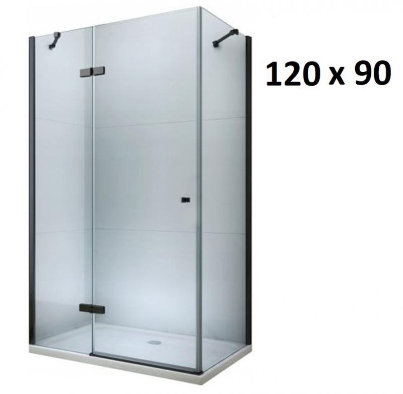 VELDMAN NEVADA 120x90 kabina prysznicowa prostokątna czarna