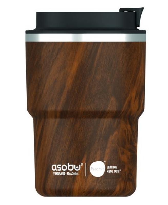  ASOBU KUBEK TERMICZNY BF52 WOOD  0,36 L z ceramiczną powłoką 