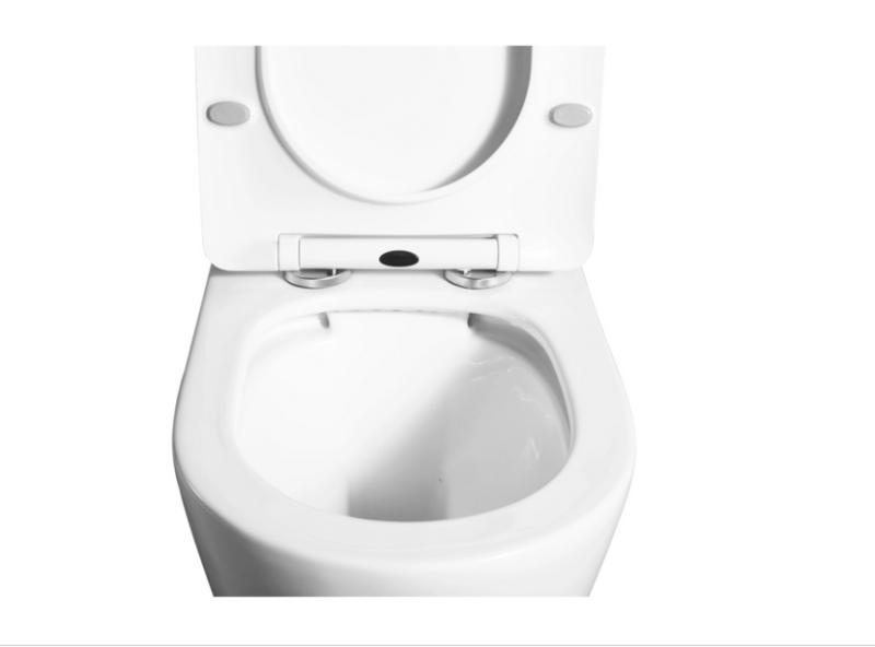 MISKA WC Rimfree Bezkołnierzowa + Deska Wolnoopadająca