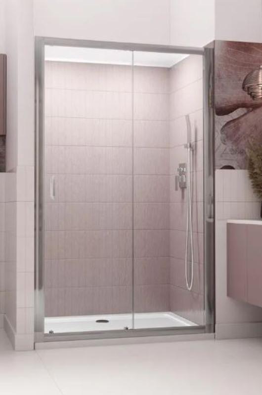 Radaway Drzwi wnękowe 120 Premium Plus DWJ 33313-01-06N  szkło Fabric