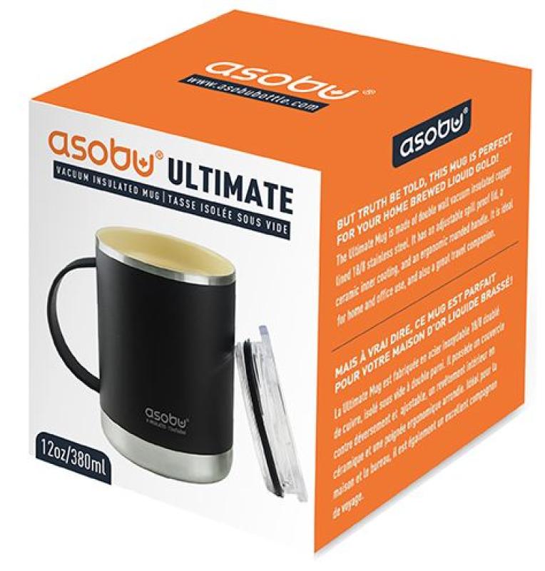 ASOBU KUBEK TERMICZNY SM30 BLUE  0,36 L z ceramiczną powłoką 