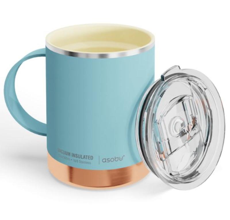 ASOBU KUBEK TERMICZNY SM30 BLUE  0,36 L z ceramiczną powłoką 