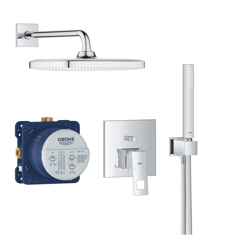 Grohe Eurocube zestaw podtynkowy z deszczownicą Tempesta 250 mm  (1)