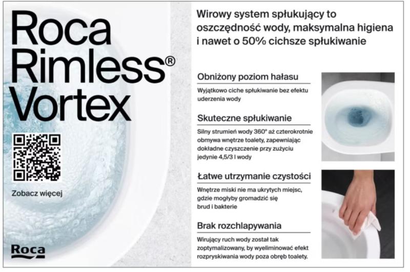 ROCA OPTICA miska  Vortex wirowa  53 cm  bez deski (2)