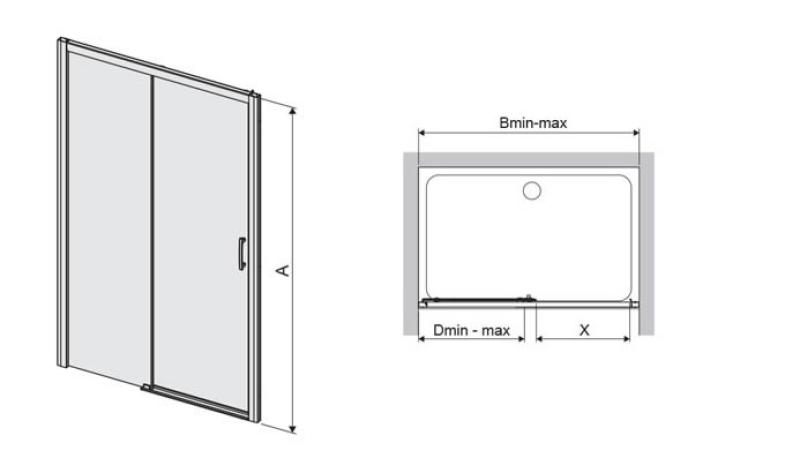 DRZWI PRZESUWNE SANPLAST D2L/FREEZONE-120-S sbW0 (2)
