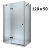 VELDMAN NEVADA 120x90 kabina prysznicowa prostokątna czarna