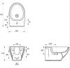  CERSANIT BIDET WISZĄCY   MODUO