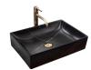 mini: REA Umywalka nablatowa 51x34 cm Inga Black Marble Mat (1)