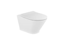 Obrazek dla: ROCA GAP ROUND ZESTAW Miska wc Rimless + Deska WolN. Slim A34H0N8000 