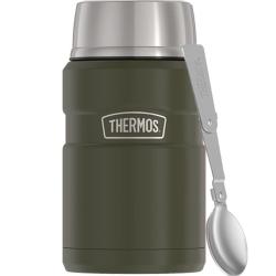 Thermos  termos obiadowy 0,7 l z łyżką  zieleń wojskowa