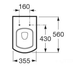 Roca Hall 56cm Deska Wolnoopadająca A80162C004