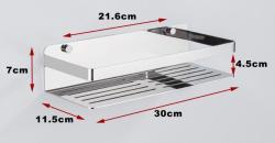 Royal Artisan PÓŁKA POD PRYSZNIC organizer chrom  AS8801000