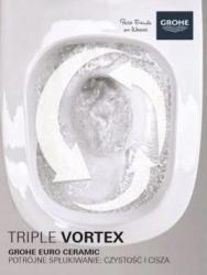 Obrazek 2 dla:  GROHE Euro Ceramic Miska WC wiszaca 54 cm białe 39328000